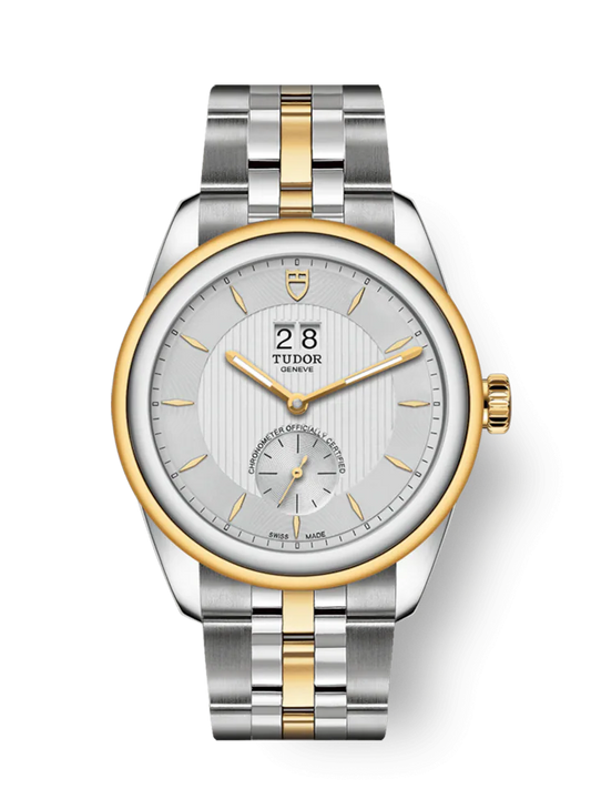 Tudor Glamour Double Date, Stainless Steel and 18k Yellow Gold, 42mm, Ref# M57103-0001