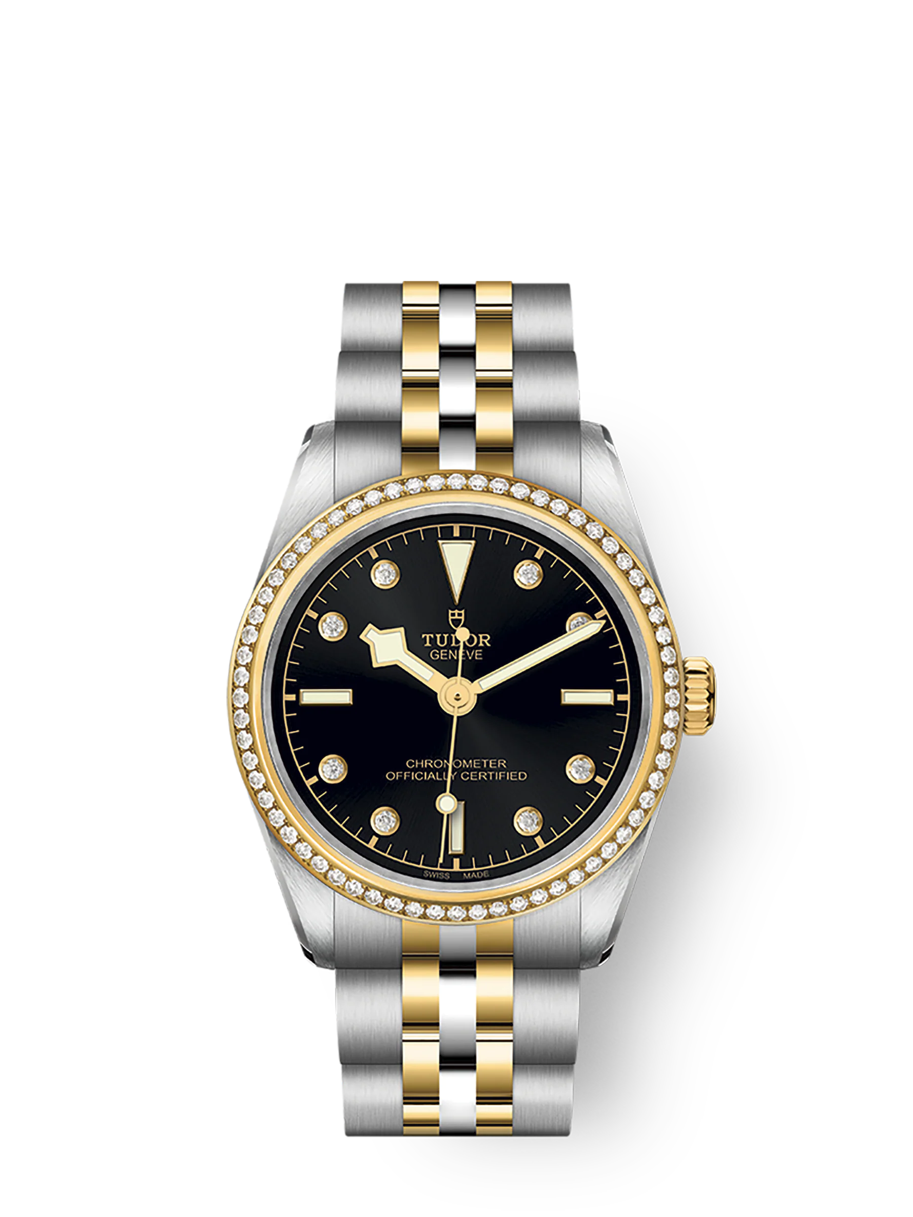Tudor Black Bay 31 S&G, 316L Stainless Steel, 18k Yellow Gold and Diamonds, Ref# M79613-0005