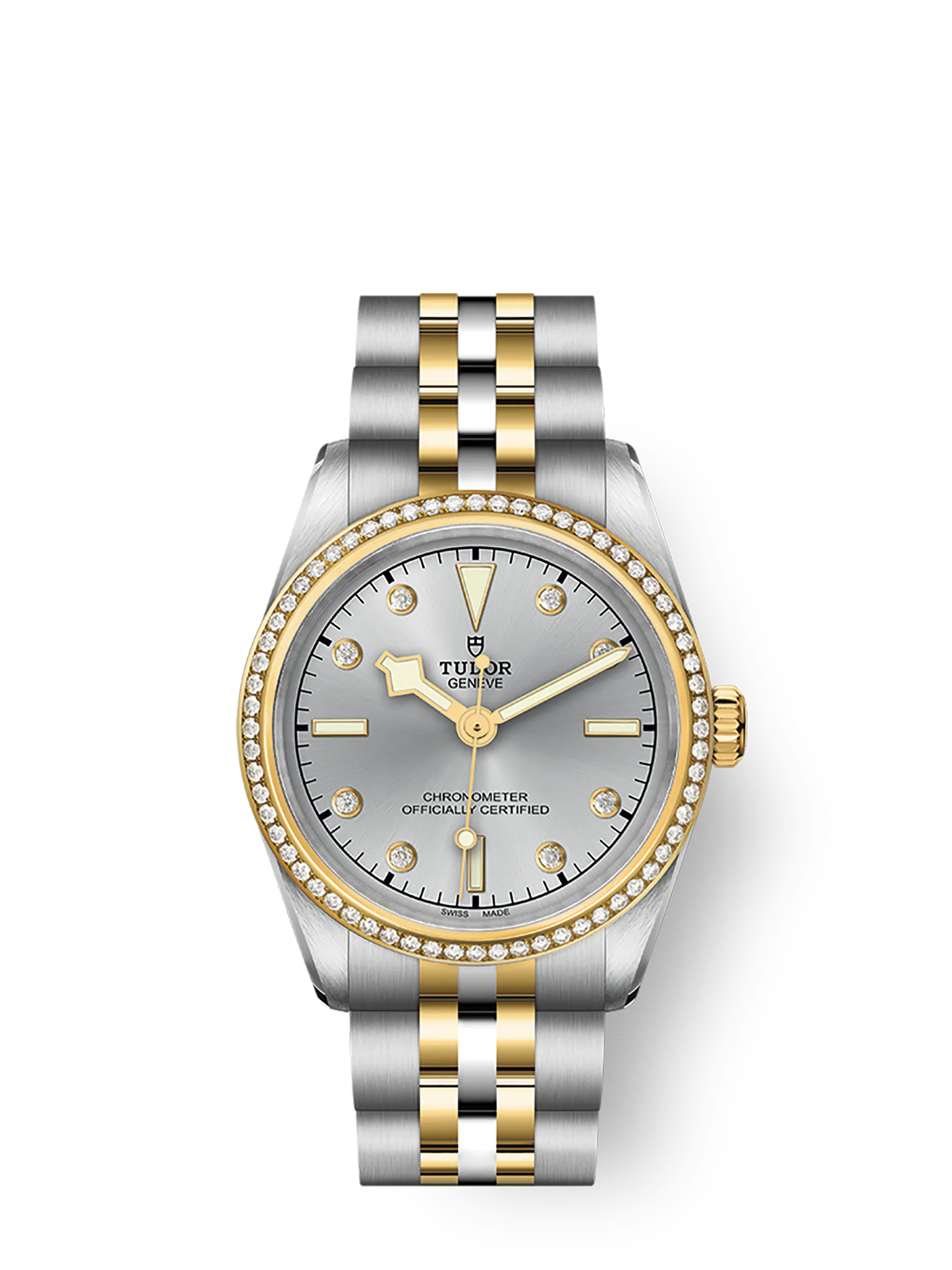 Tudor Black Bay 31 S&G, 316L Stainless Steel, 18k Yellow Gold and Diamonds, Ref# M79613-0006
