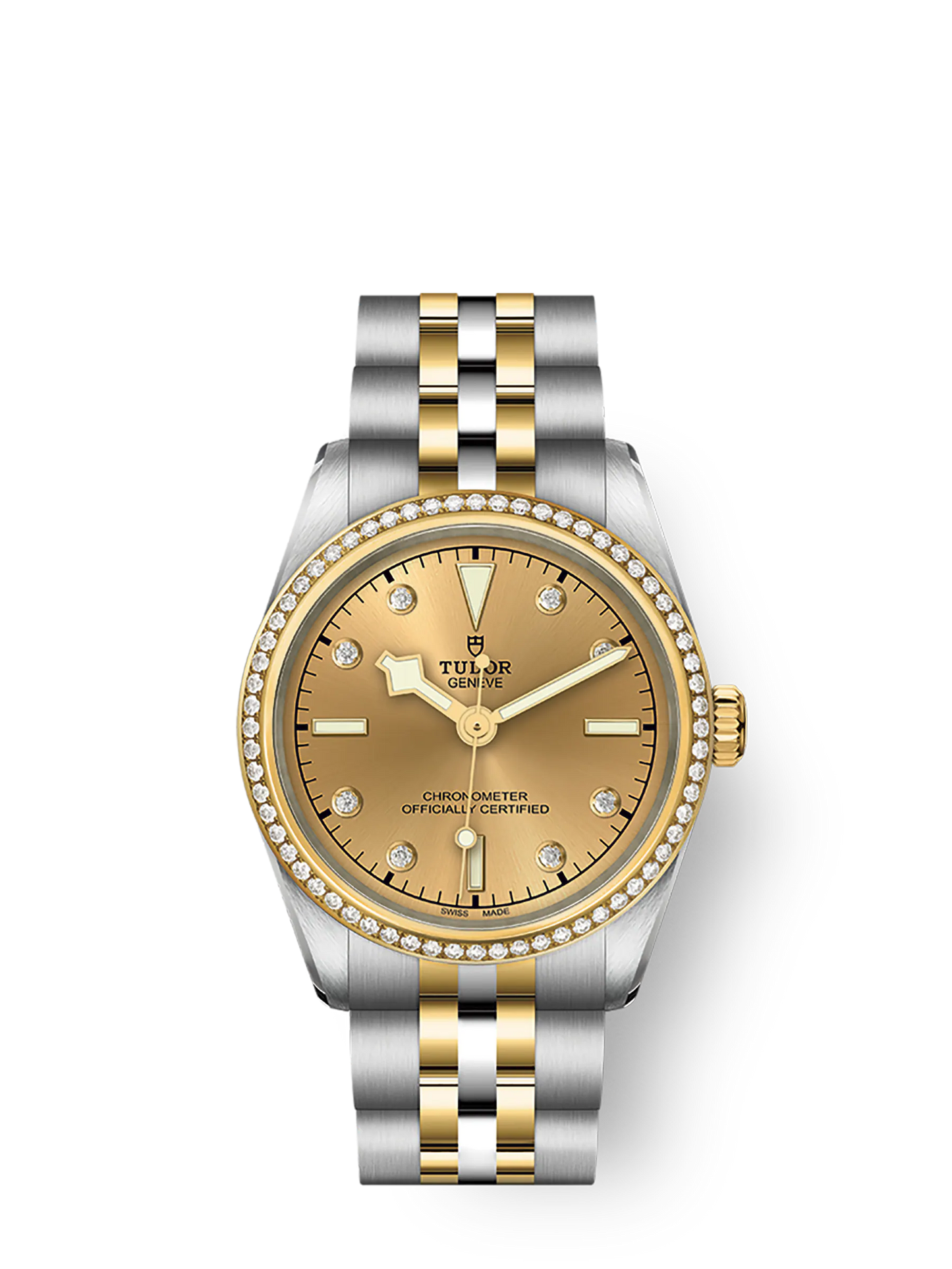 Tudor Black Bay 31 S&G, 316L Stainless Steel, 18k Yellow Gold and Diamonds, Ref# M79613-0007