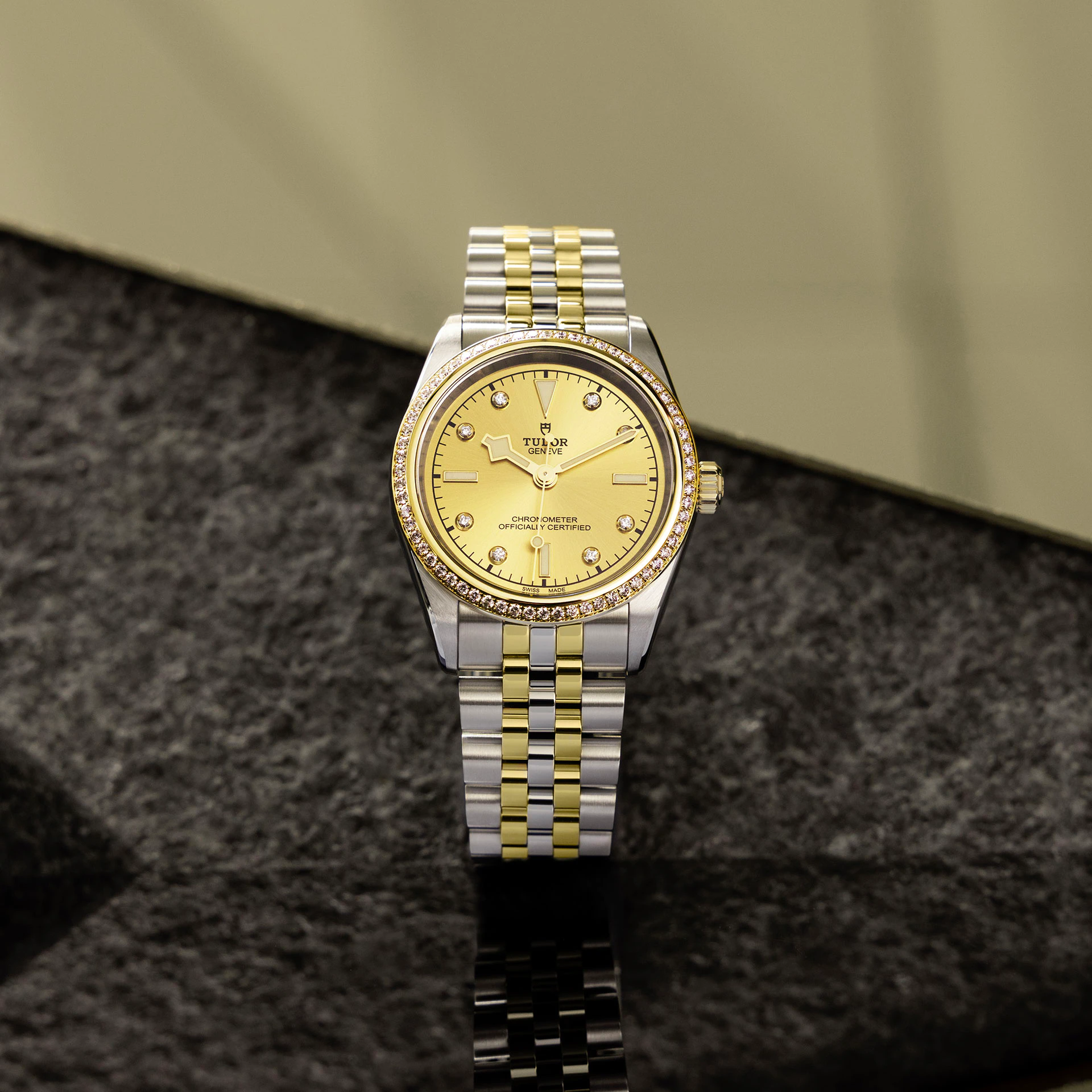 Tudor Black Bay 36 S G 316L Stainless Steel 18k Yellow Gold and