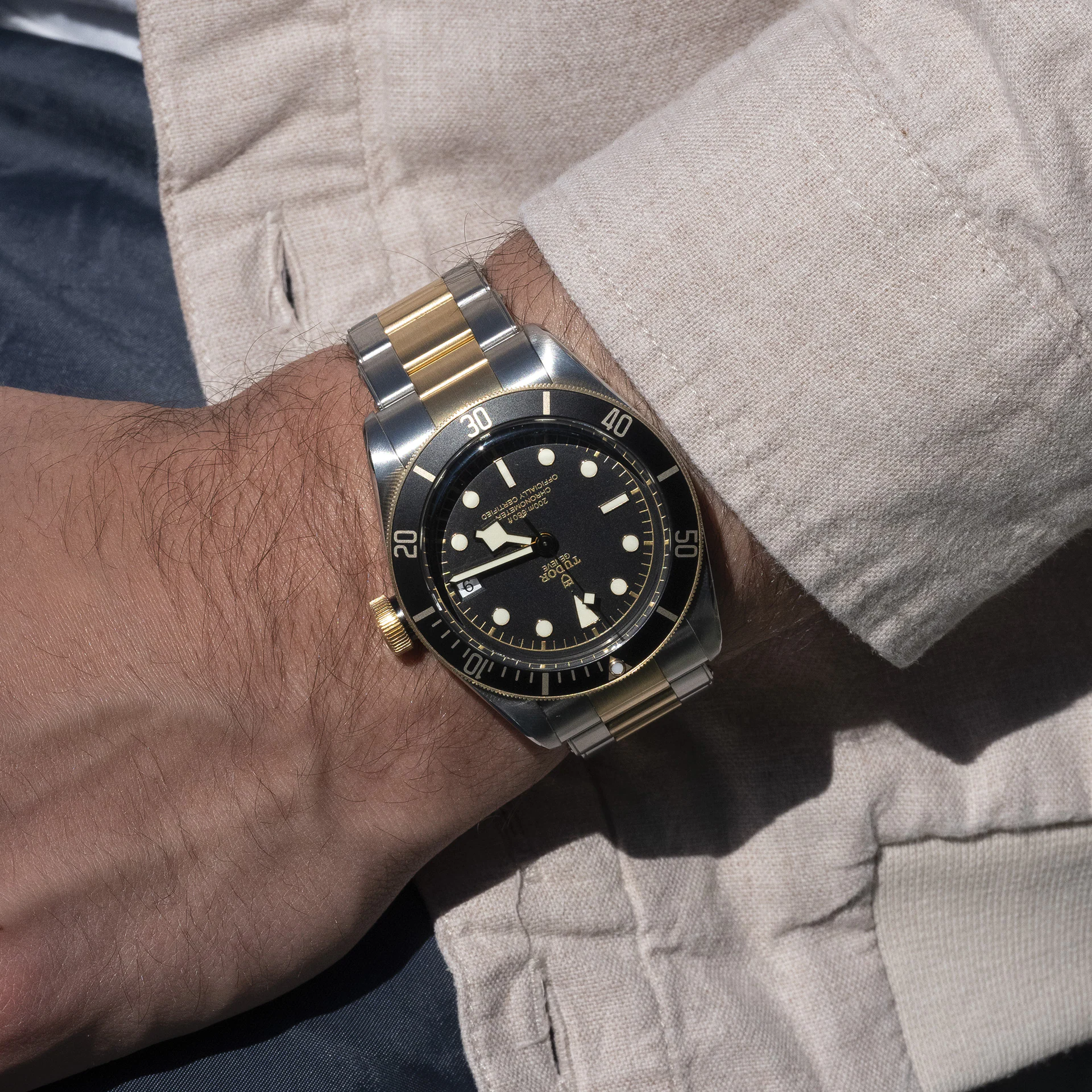 Tudor black bay discount s&g on wrist