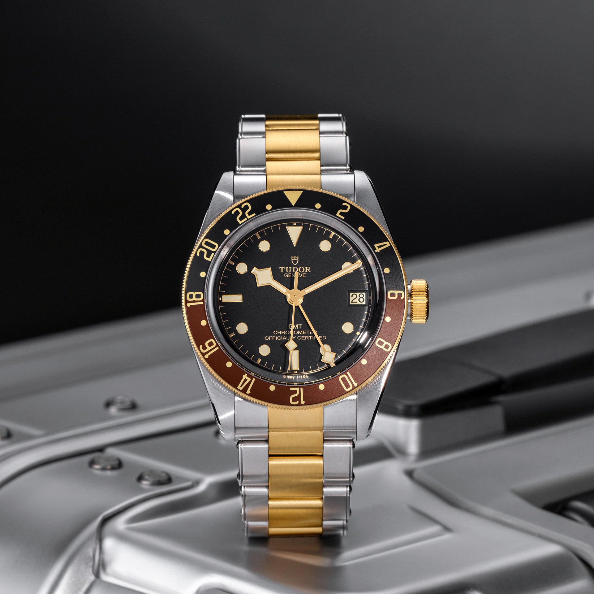 Tudor Black Bay GMT S&G, Stainless Steel and 18k Yellow Gold, 41mm, Ref# M79833MN-0001, Main view