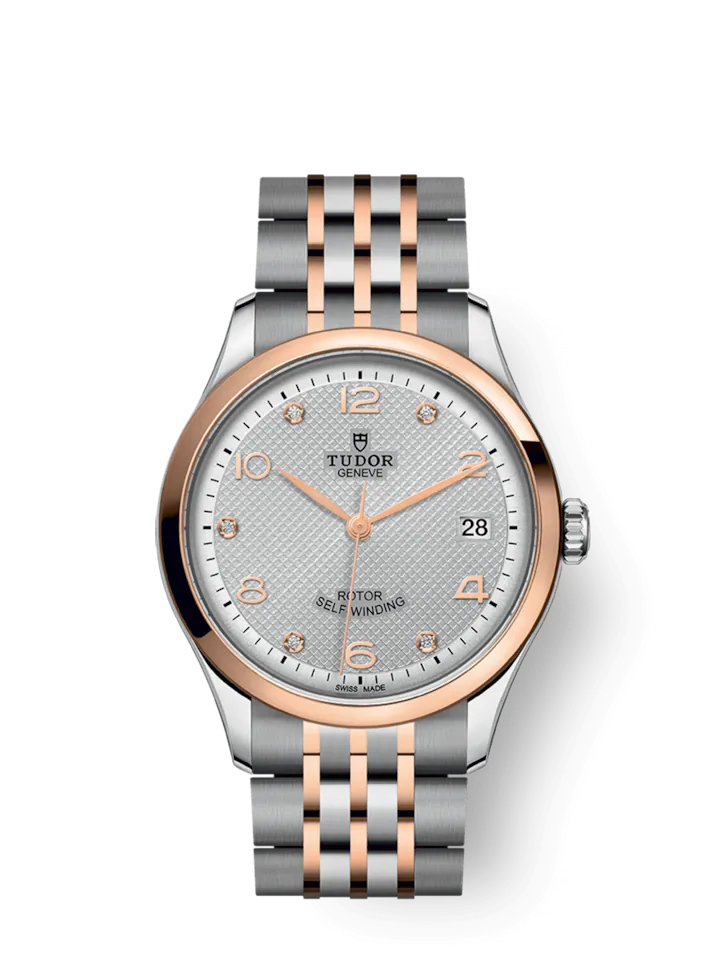 Tudor 1926, Stainless Steel and 18k Rose Gold with Diamond-set, 36mm, Ref# M91451-0002