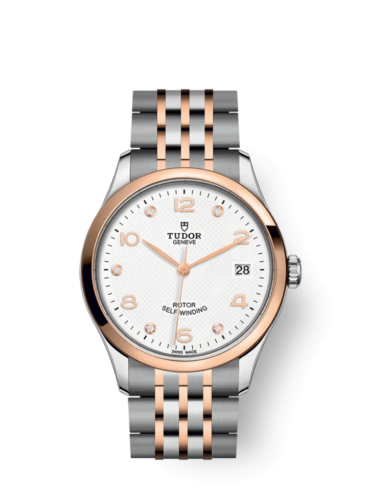 Tudor 1926, Stainless Steel and 18k Rose Gold with Diamond-set, 36mm, Ref# M91451-0011