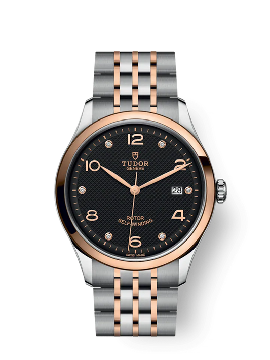 Tudor 1926, Stainless Steel and 18k Rose Gold with Diamond-set, 39mm, Ref# M91551-0004