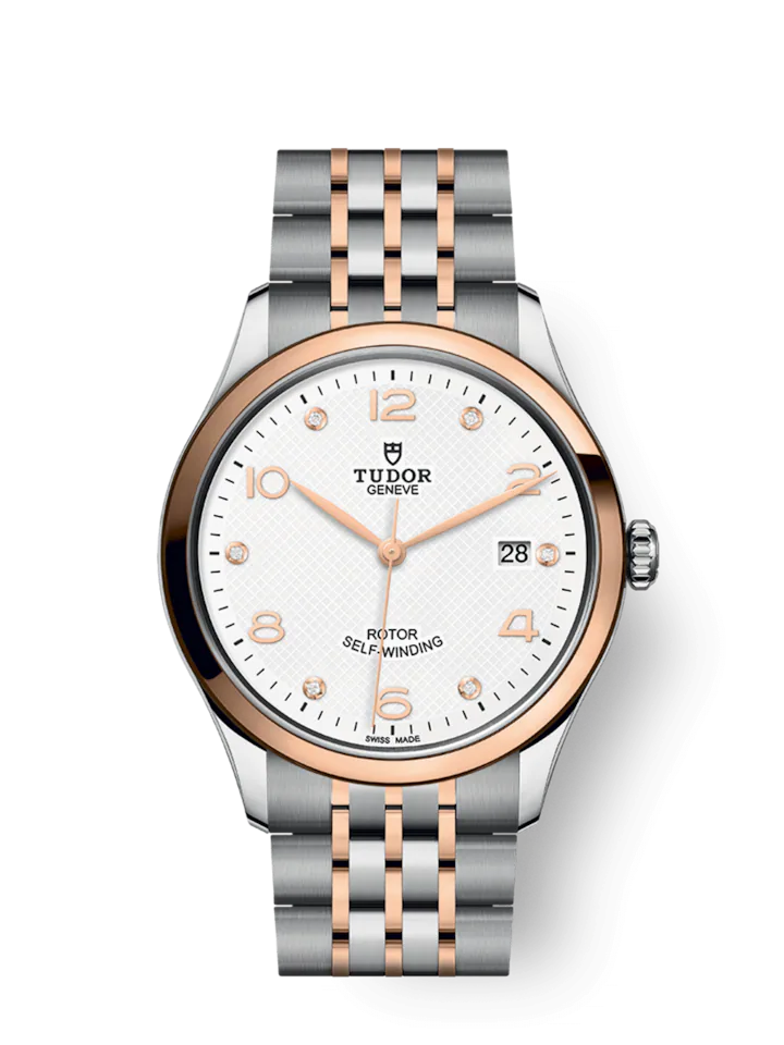 Tudor 1926, Stainless Steel and 18k Rose Gold with Diamond-set, 39mm, Ref# M91551-0011