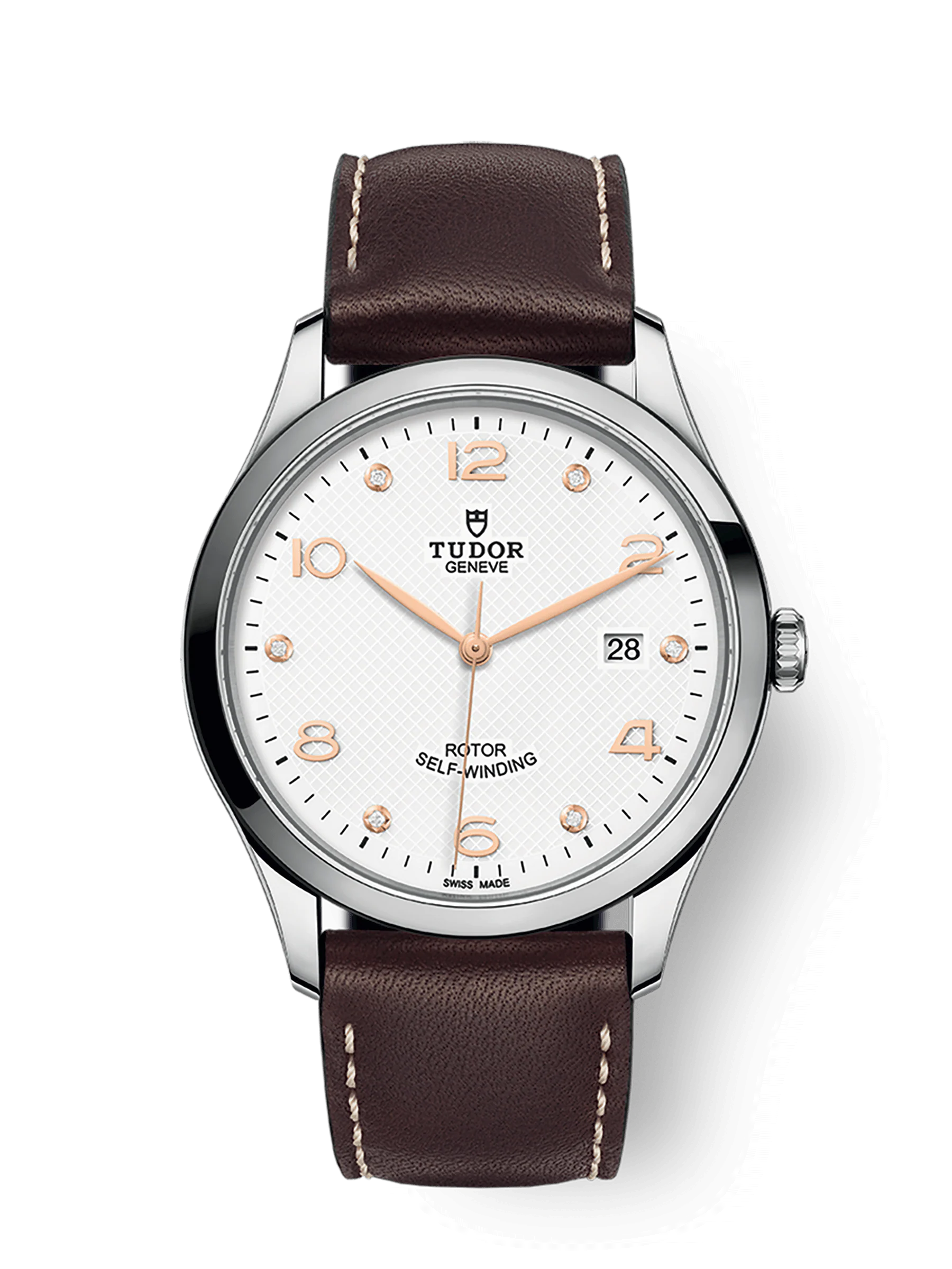 Tudor 1926, Stainless Steel and Diamond-set, 41mm, Ref# M91650-0014