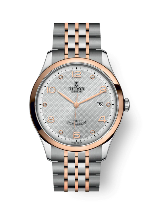 Tudor 1926, Stainless Steel and 18k Rose Gold with Diamond-set, 41mm, Ref# M91651-0002