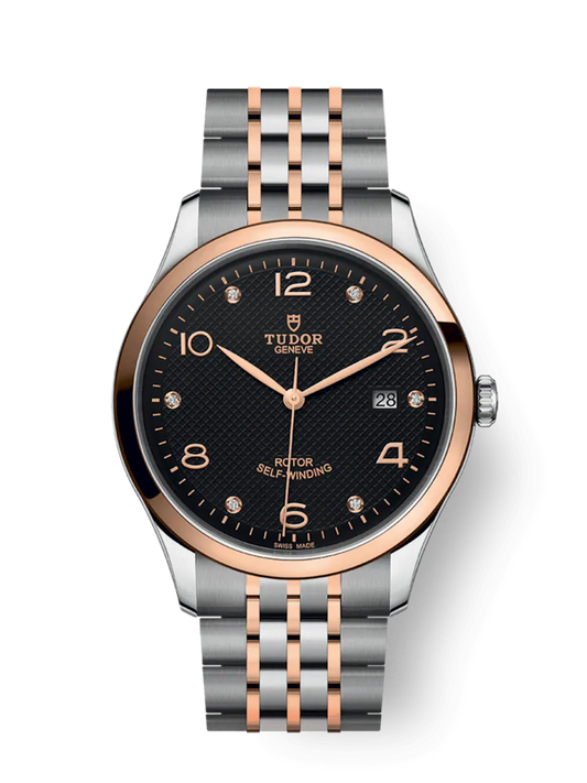 Tudor 1926, Stainless Steel and 18k Rose Gold with Diamond-set, 41mm, Ref# M91651-0004