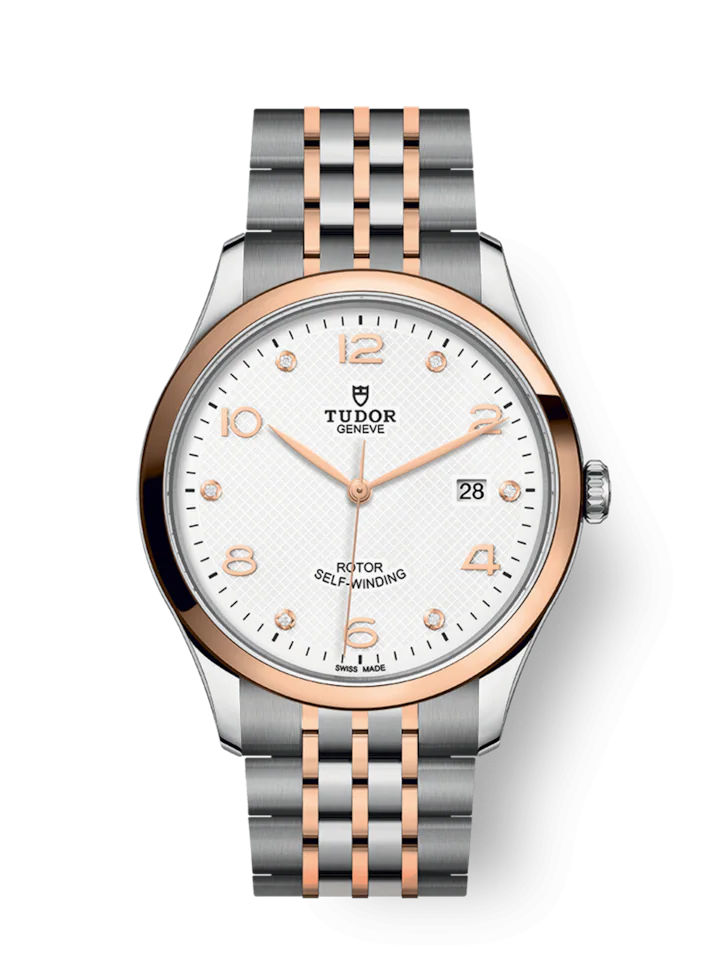 Tudor 1926, Stainless Steel and 18k Rose Gold with Diamond-set, 41mm, Ref# M91651-0011