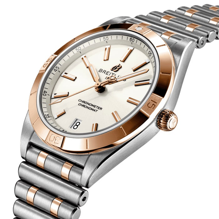 Dial Breitling Chronomat Automatic 36 Stainless Steel & 18k Red Gold Ref# U10380101A1U1