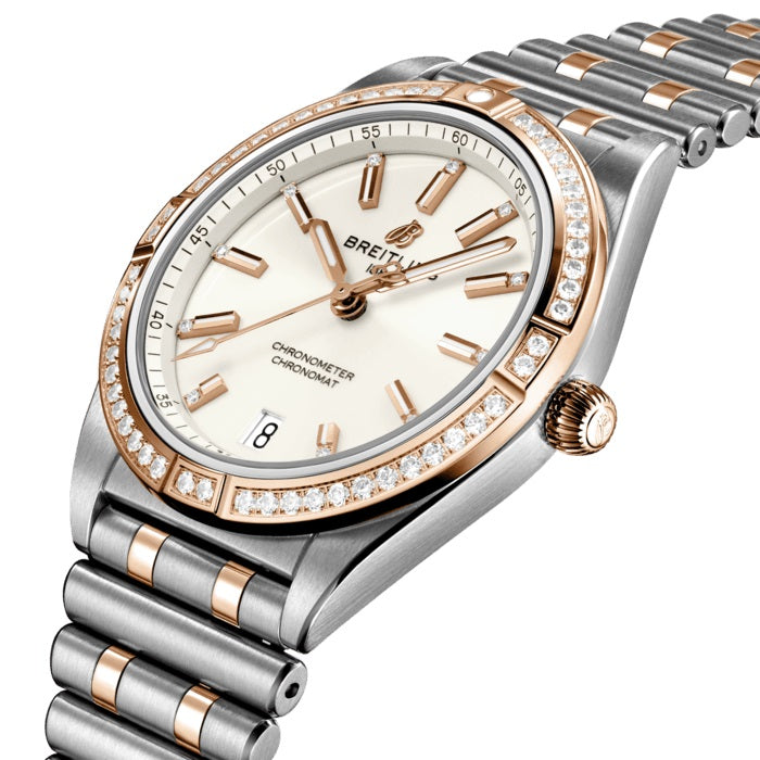 Dial Breitling Chronomat Automatic 36 Stainless Steel & 18k Red Gold (Gem-set) Ref# U10380591A1U1