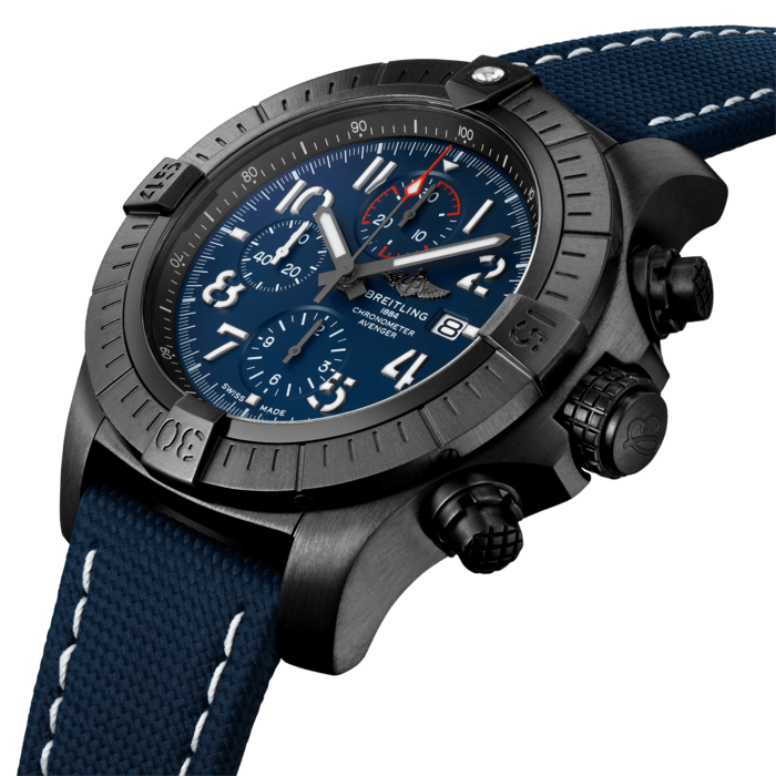 Breitling Super Avenger Chronograph 48 NIGHT MISSION, Ref# V13375101C1X2, Right