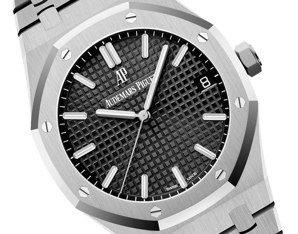Side Audemars Piguet Royal OAK SELFWINDING Ref# 15500ST.OO.1220ST.03