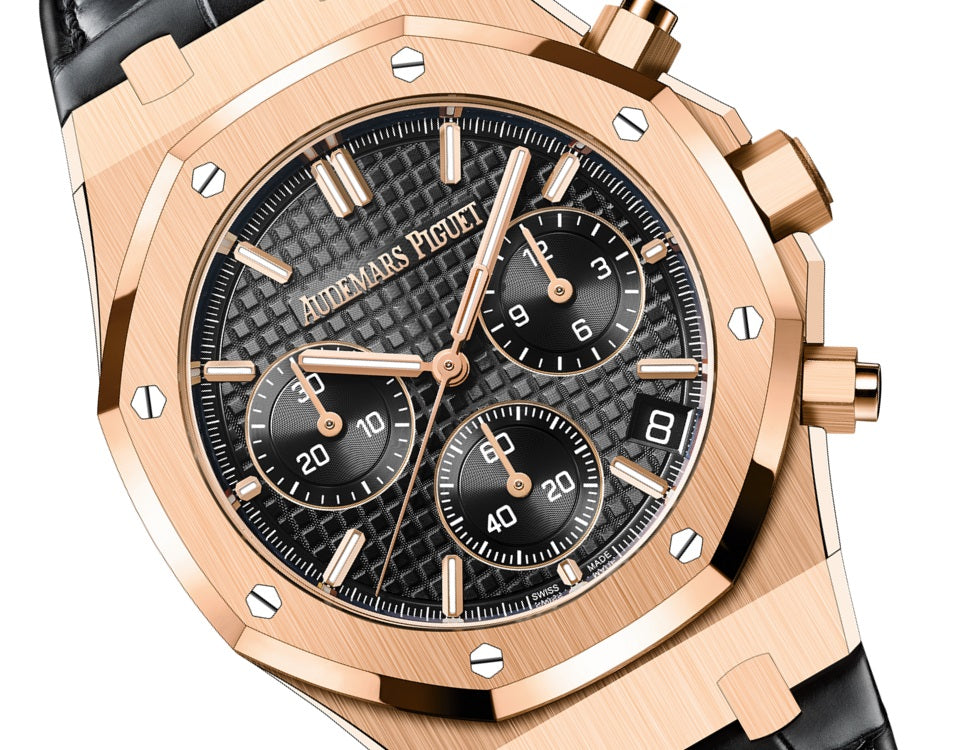 Side Audemars Piguet Royal Oak SELFWINDING CHRONOGRAPH "50TH ANNIVERSARY" Ref# 26240OR.OO.D002CR.01