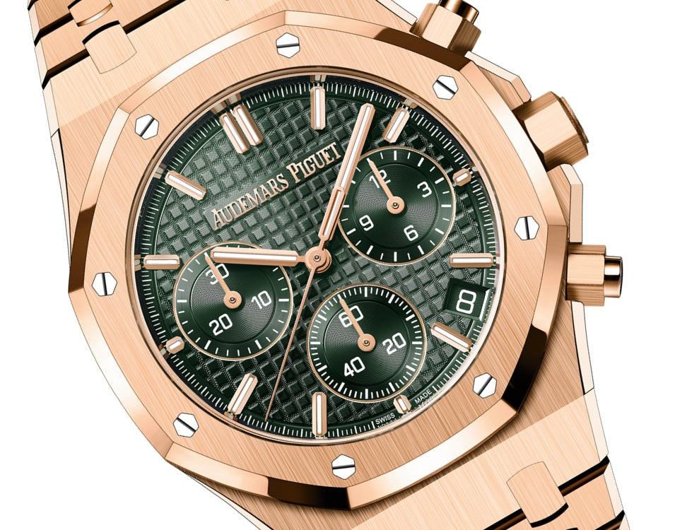 Side Audemars Piguet Royal Oak SELFWINDING CHRONOGRAPH "50TH ANNIVERSARY" Ref# 26240OR.OO.1320OR.04