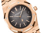 Side Audemars Piguet Royal Oak "JUMBO" EXTRA-THIN "50TH ANNIVERSARY" Ref# 16202OR.OO.1240OR.01