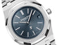 Side Audemars Piguet Royal Oak "JUMBO" EXTRA-THIN "50TH ANNIVERSARY" Ref# 16202ST.OO.1240ST.01