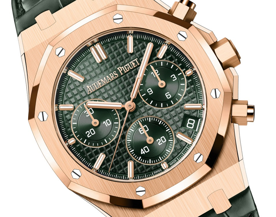 Side Audemars Piguet Royal Oak SELFWINDING CHRONOGRAPH "50TH ANNIVERSARY" Ref# 26240OR.OO.D404CR.01