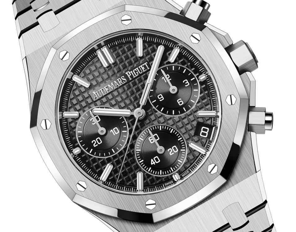 Side Audemars Piguet Royal Oak SELFWINDING CHRONOGRAPH "50TH ANNIVERSARY" Ref# 26240ST.OO.1320ST.02