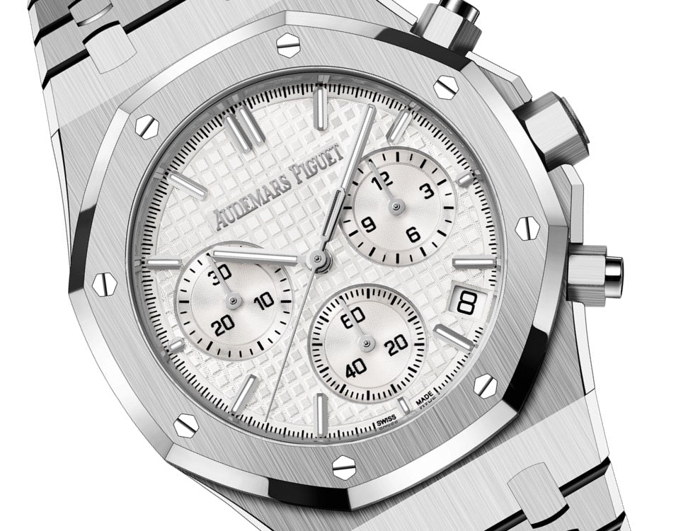 Side Audemars Piguet Royal Oak SELFWINDING CHRONOGRAPH "50TH ANNIVERSARY" Ref# 26240ST.OO.1320ST.03