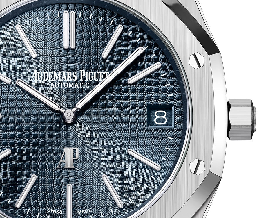 Dial Audemars Piguet Royal Oak "JUMBO" EXTRA-THIN "50TH ANNIVERSARY" Ref# 16202ST.OO.1240ST.01