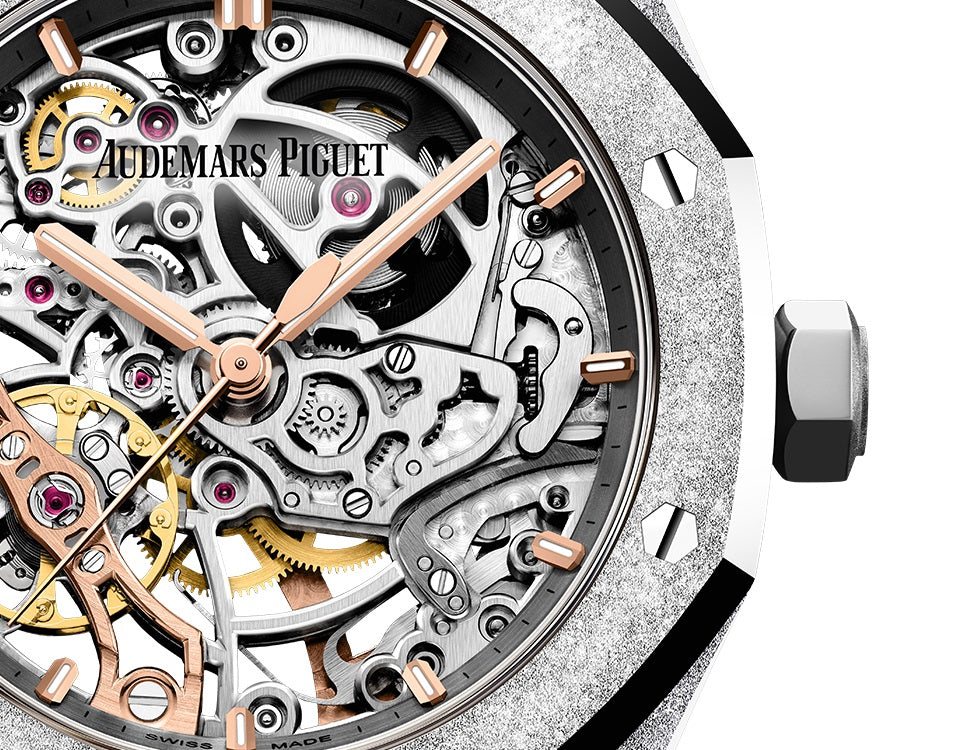 Dial Audemars Piguet Royal Oak DOUBLE BALANCE WHEEL OPENWORKED Ref# 15466BC.GG.1259BC.01