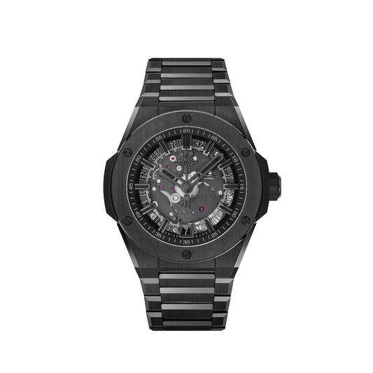 Hublot Big Bang INTEGRATED TIME ONLY ALL BLACK Ref# 456.CX.0140.CX