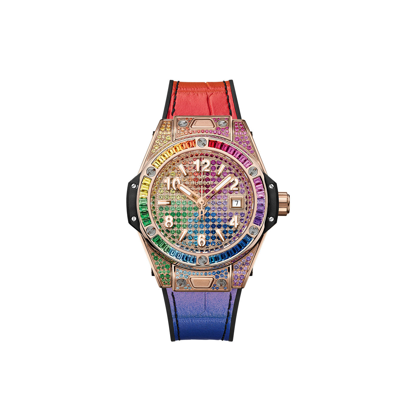 Hublot Big Bang ONE CLICK KING GOLD RAINBOW Ref# 485.OX.9900.LR.0999