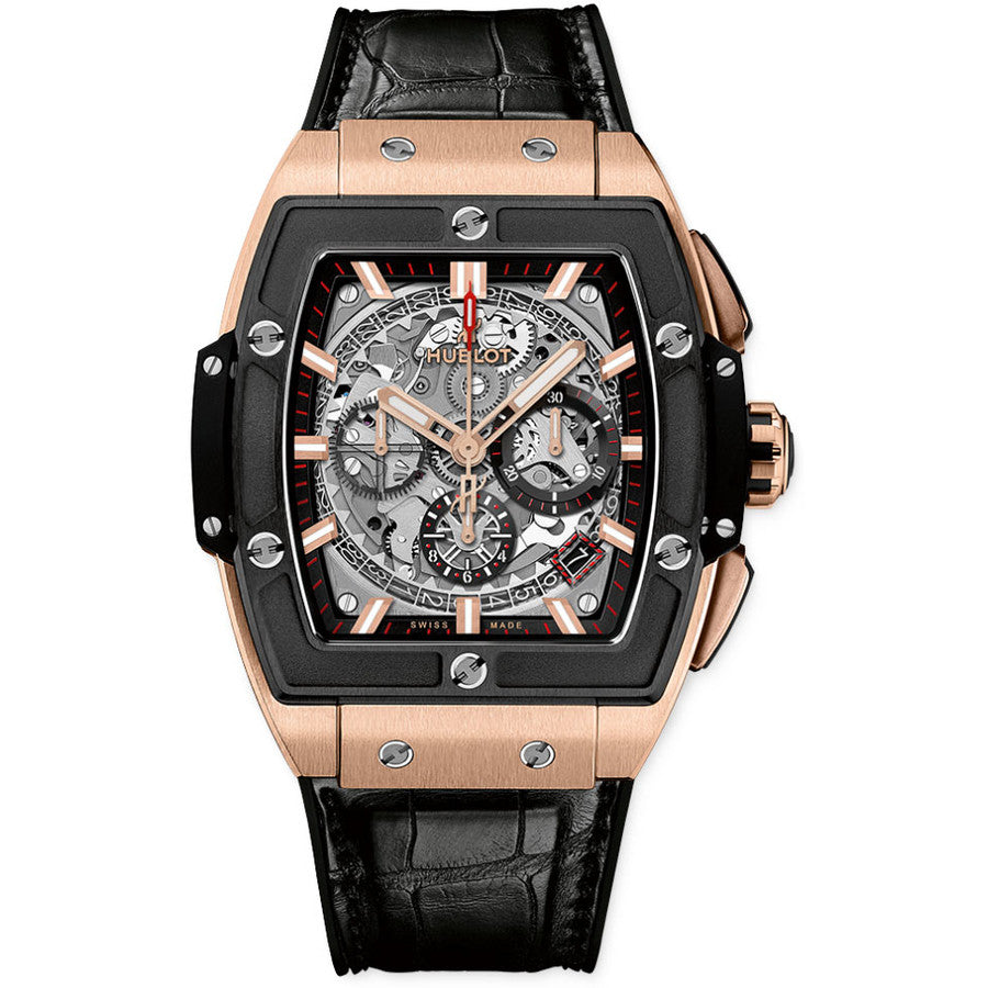 Hublot Spirit of Big Bang King Gold Ceramic 42mm, Ref# 641.OM.0183.LR, Dial